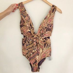 Oysho Printed One-Piece Bikini